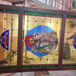 Templomi ólomüveg ablak készítés: Bánhorváti Szűz Mária Szent Neve templom - Soós Csilla